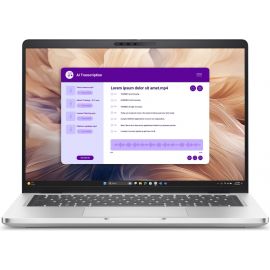 Dell Pro 14 Plus PB14250 Laptop Intel Core Ultra 7-265U Processor 16GB Ram 1TB SSD Storage Intel Graphics 14-inch Touch Display Operating System (Windows 11 Modified) English Arabic Keyboard - Silver
