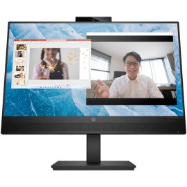 HP Conferencing Monitor M24m 23.8 inch FHD IPS Display 1920 x 1080 75Hz Refresh Rate 5ms Response Time Built-In Noise Cancelling Microphone & 5MP Camera Black