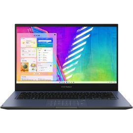ASUS VIVOBOOK GO TP1400KA Laptop Intel Celeron N4500 Processor 4GB RAM 128GB SSD Storage Intel UHD Graphics 14 inch FHD Touch Display English Arabic Keyboard Blue Operating System Windows 11 