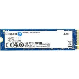 Kingston NV3 Gen4 M.2 NVMe SSD 4TB (SNV3S/4000G) – PCIe 4.0 x4, 6000 MB/s Read, 5000 MB/s Write