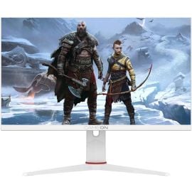 GAMEON Artic Pro Series Gaming Monitor FHD IPS 1920 x 1080 180Hz Refresh Rate 0.5ms MPRT Resposne Time NVIDIA. G-SYNC Compatible & AMD FreeSync, HDR Supported, Support PS5 - White