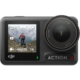 DJI Osmo Action 4 Standard Combo - 4K/120fps Action Camera with 1/1.3" Sensor Stunning Low-Light Imaging Black