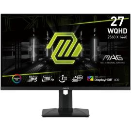 MSI MAG QD E2 Gaming Monitor 27 inch 274QRF WQHD Rapid IPS Display 2560 x 1440 180Hz Refresh Rate 1ms Response Time Adaptive Sync Technology, 1.07B Display Color, Black