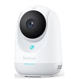Botslab C224 4K (8MP) Indoor Wi-Fi Smart Home Camera – One-Touch Call, Gesture Call, Human Recognition, Pet Detection, Departure & Crying Alerts, Supports 2.4/5GHz Wi-Fi