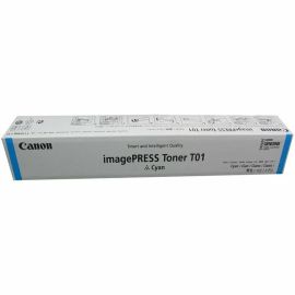 Canon T01 Cyan Original Toner Cartridge – Compatible with imagePRESS C60, C600, C600i, C65, C650, C700, C710, C750, C800, C810, C850, C910