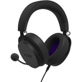 NZXT Relay Wired Gaming Headset – 40mm Drivers, Hi-Res Audio, Lightweight Comfort, Noise-Isolating Design (Black, V2)