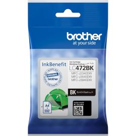 Brother Genuine LC472BK Black Ink Cartridge – Prints Up to 550 Pages