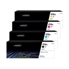 HP 416A Full Set (Black, Cyan, Yellow, Magenta) Original LaserJet Toner Cartridge