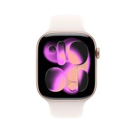 Apple Watch Series 11 GPS 46mm Rose Gold Aluminium Case with Light Blush Sport Band