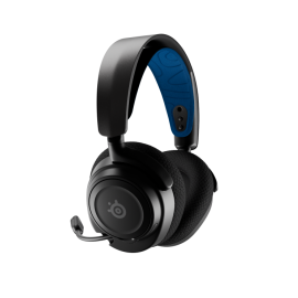 سماعة SteelSeries Arctis Nova 7P اللاسلكية للألعاب والهواتف المحمولة باللون الأسود