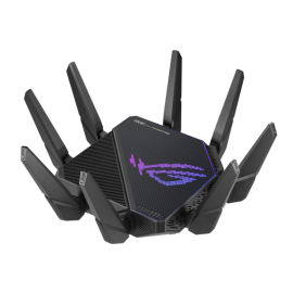 Asus ROG Rapture GT-AX11000 PRO Tri-Band WiFi 6 gaming router, 2.5G port, 10G port, enhanced hardware, Asus RangeBoost Plus, 5.9 GHz, Triple-level game acceleration