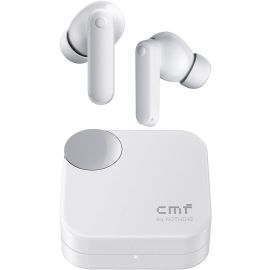 CMF By Nothing Buds 2a In-Ear Earbuds – 42dB Active Noise Cancellation, 12.4mm Dynamic Driver, Transparency Mode - Light Grey