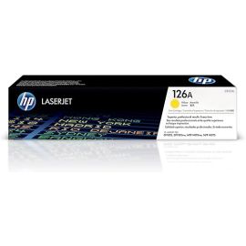HP 126A Yellow Original LaserJet Toner Cartridge (CE312A)