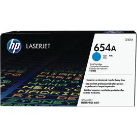 HP 654A Cyan Original LaserJet Toner Cartridge, CF331A