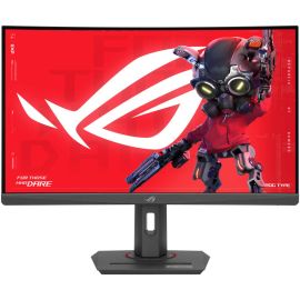 شاشة أسوس ROG Strix المنحنية للألعاب مقاس 27 بوصة XG27WCS WQHD Fast VA Display 2560 × 1440 ومعدل تحديث 180 هرتز ووقت استجابة 1 مللي ثانية وتقنية NVIDIA G-Sync وAMD FreeSync، لون أسود