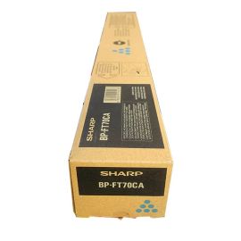 Sharp BP-FT70C Cyan Original Toner Cartridge, 24,000 Pages, for BP-50C31, BP-50C45