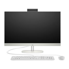 HP 27-cr0154nh All-in-One Intel Core i7-1355U Processor 8GB RAM 512GB SSD Storage Intel Iris Xᵉ Graphics 27 inch FHD Touch Display English Keyboard White Operating System (Windows 11 Modified) 