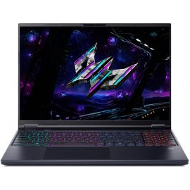 Acer Predator Helios Neo 16 AI Gaming Laptop Intel Core Ultra 9-275HX Processor 16GB Ram 1TB SSD Storage NVIDIA GeForce RTX 5060-8GB Graphics 16 Inch WQXGA 180Hz Display Operating System Windows 11 Home English Arabic RGB Backlit Keyboard - Abyssal Black.