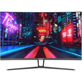 Dahua Curved Gaming Monitor LM32-E230C 32 inch FHD VA 1920 x 1080 165Hz Refresh Rate 1ms Response time Adaptive Sync, Wide Color Gamut DisplayPort HDMI BLACK