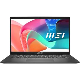 MSI Modern 14 F1MG Laptop Intel Core 7 150U Processor 16GB RAM 512GB SSD Storage Intel Graphic 14 inch FHD Display English Arabic Keyboard Gray Operating System Windows 11 Home 