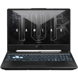 ASUS TUF A15 Gaming Laptop AMD Ryzen 7 7435HS Processor 16GB RAM 512GB SSD Storage GeForce RTX 3050 4GB 15.6" FHD IPS 144Hz Display Operating System Windows 11 Home English/Arabic Keyboard Black 