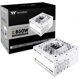 Thermaltake Toughpower GT 850W Snow Fully Modular Power Supply 80 PLUS Gold, ATX 3.1, PCIe Gen5 Compatible, White