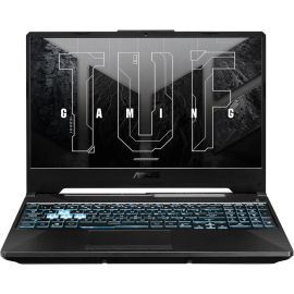لابتوب ألعاب ASUS TUF A15 FA506NFR-HN004W مع معالج AMD Ryzen 7 7435HS، 8GB RAM، 512GB SSD للتخزين، بطاقة رسومات NVIDIA GeForce RTX 2050 بسعة 4GB، شاشة 15.6 بوصة FHD، لوحة مفاتيح إنجليزية وعربية، لون أسود جرافيتي، نظام التشغيل Windows 11