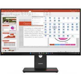 Lenovo ThinkVision Monitor 27 inch T27-40 FHD IPS Display 1920 x 1080 120Hz Refresh Rate 4ms Response Time 4-Sided Ultra Thin Black 