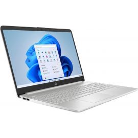 HP 15s-fq0008nia Laptop Intel Celeron N4120 Processor 4GB Ram 256GB SSD Storage Intel UHD Graphics 15.6 Inch HD Display Operating System (Dos/No OS) English Keyboard - Natural Silver