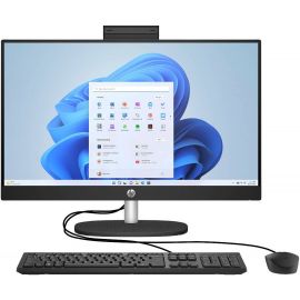 HP AIO 27-cr0164nh All-in-One Intel Core Ultra 7-155U Processor 8GB Ram 512GB SSD Storage Intel Graphics 27 Inch FHD Touch Display Operating System (Dos/No OS) English Keyboard - Jet Black