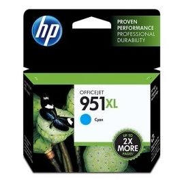 HP 951XL Cyan High Yield Original Ink Cartridge CN046AE