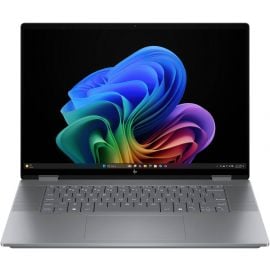 HP Laptop OmniBook 5 Flip 16-be0003dx 2-in-1 Laptop AMD Ryzen 5-220  8GB Ram DDR5 512GB SSD Storage Intel Graphics 16" Touch Display 2K Operating System Windows 11 Silver English Keyboard  