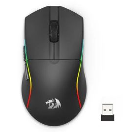 Redragon M816‑PRO Deicide Pro Wireless Gaming Mouse – Tri‑Mode (Wired, 2.4 GHz, Bluetooth), 26 K DPI PAW‑3395 Sensor, ~61 g Ultra‑Light, 6 Programmable Buttons, RGB