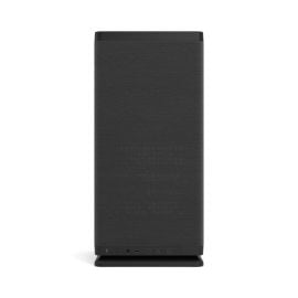 Fractal Design Mood Mini-ITX Black – Fabric-Enclosed Pillar Case, 325mm GPU, 180mm Top Fan, PCIe 4.0 Riser, USB-C 20 Gbps