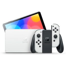 Nintendo Switch OLED Console Black & White Joy Con