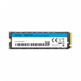 Lexar NM610 PRO 500GB M.2 2280 NVMe Internal SSD PCIe Gen3 x4 Up to 3300MB/s Read 1700MB/s Write 120TBW 1 Year Warranty (LNM610P500G-RNNNG)