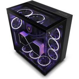 NZXT H9 Elite Edition Premium Dual-Chamber Mid-Tower Airflow Case, Black