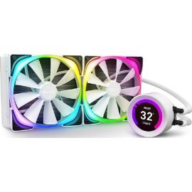 NZXT كراكن Z63 آر جي بي أبيض 280 مم مروحة تبريد سائلة مع شاشة إل سي دي