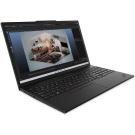 Lenovo ThinkPad P16v Gen 1 Laptop AMD Ryzen 9 PRO 7940HS 32GB Ram 1TB SSD Storage NVIDIA RTX 2000 Ada Generation 8GB Graphics 16 WUXGA IPS Display Operating System Windows 11 Pro English Arabic Keyboard Black