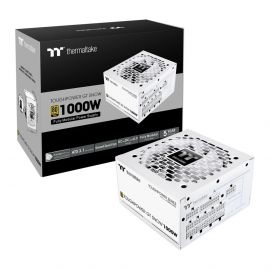 Thermaltake Toughpower GT 1000W Fully Modular Power Supply 80 PLUS Gold, ATX 3.1, PCIe 5.1 Ready Snow White 