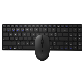 Rapoo 9300M Wireless Combo Keyboard & Mouse Multimode Ultra Slim Black English 18123
