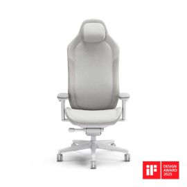 Fractal Design FD-CH-RE1F-02 Refine Fabric Light Chair, Ergonomic Office & Gaming Seating, Breathable Fabric, Adjustable Height & 360 Swivel