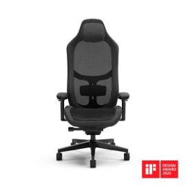 Fractal Design, Refine Mesh Dark Chair, Ergonomic Gaming & Office Chair, Breathable Mesh, Adjustable Lumbar & Recline Support- FD-CH-RE1M-01