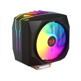 Redragon CC‑2199 Balder ARGB Air CPU Cooler – Dual 120 mm PWM Fans, 4 Copper Heatpipes, 1600 RPM, 72 CFM, Intel LGA1700/LGA115x & AMD AM5/AM4 Support