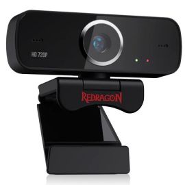 كاميرا ويب Redragon GW600 عالية الدقة بدقة 720 بكسل مع ميكروفونات MEMS مزدوجة ودوران 360 درجة