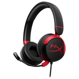  HyperX Cloud Mini Gaming Headset For Ages 8-12  Compatibile with PC PS5 PS4 Xbox Series X&S Xbox One Nintendo Switch and Mobile Flip Mute Microphone Audio Safeguard Rotating Earcup -Wired