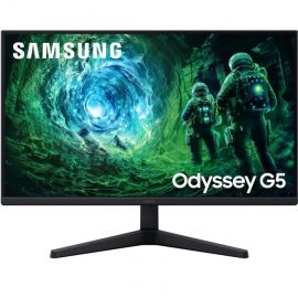 Samsung Odyssey G5 G53F 27" QHD Gaming Monitor QHD 2560 x 1440 IPS Panel Display 200Hz Refresh Rate & 1ms Response Time (MPRT) Color Support Max 16.7M Black