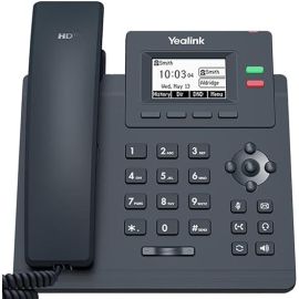 Yealink SIP-T31W Classic IP Phone, Built-in Wi-Fi, 2.3" backlit graphical LCD, Black