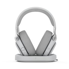 Fractal Design  Scape Light Gaming Headset – 40mm Neodymium Drivers, Noise-Cancelling Detachable Mic, Cross-Platform Compatibility, White LED Accents- FD-HS-SCA1-02