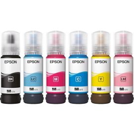 EPSON 108 Ink Multipack Set for L8050 & L18050 – 70ml Each (Black, Cyan, Magenta, Yellow, Light Cyan, Light Magenta)